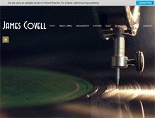 Tablet Screenshot of jamescovell.com